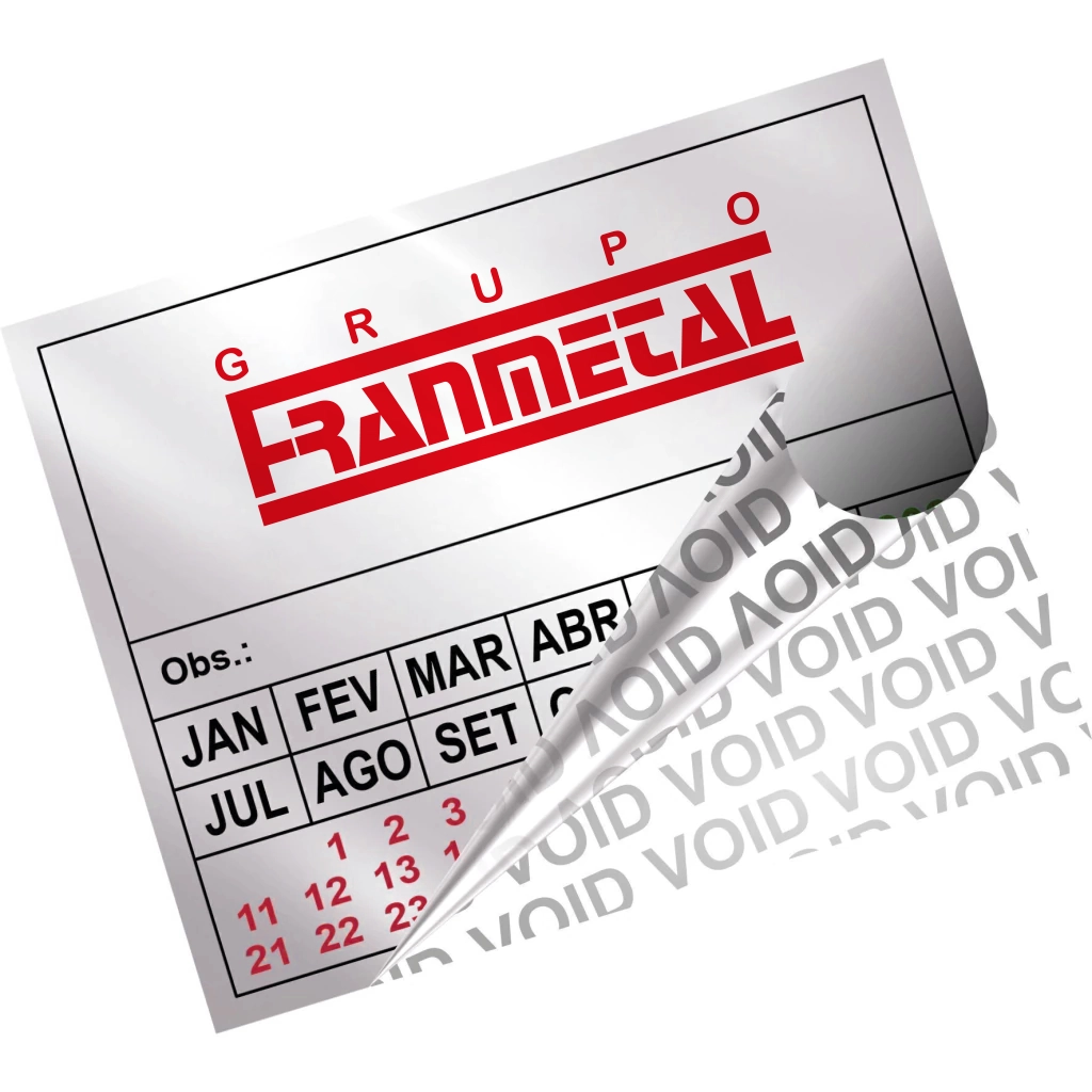 Os Lacres Void da Franmetal são desenvolvidos para aplicações que exigem controle de violação, rastreabilidade e proteção de produtos, embalagens, equipamentos e áreas restritas.